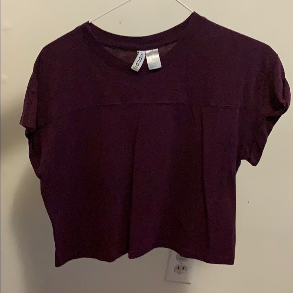 Violet crop top size xs Divided
